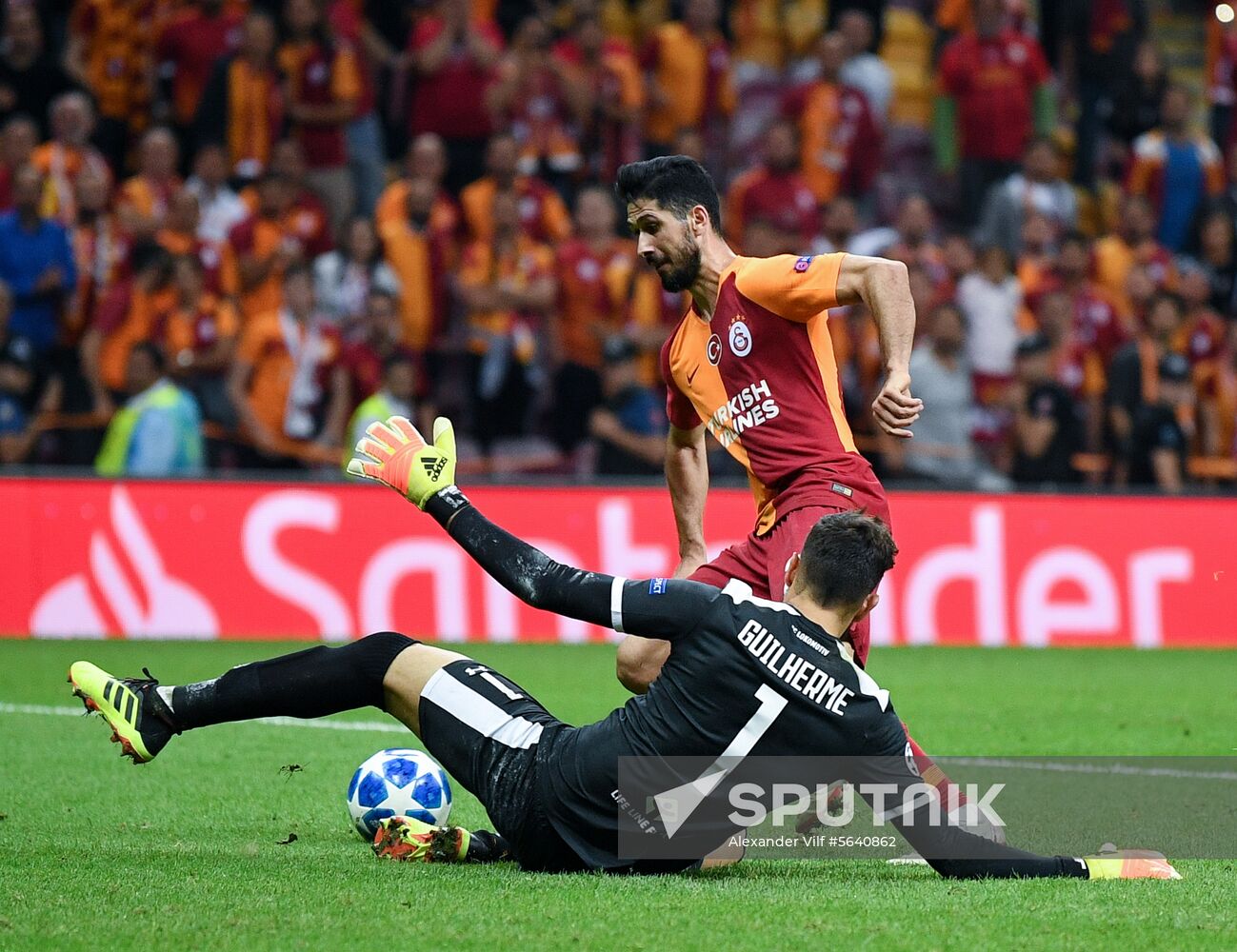 Turkey Soccer Champions League Galatasaray - Lokomotiv