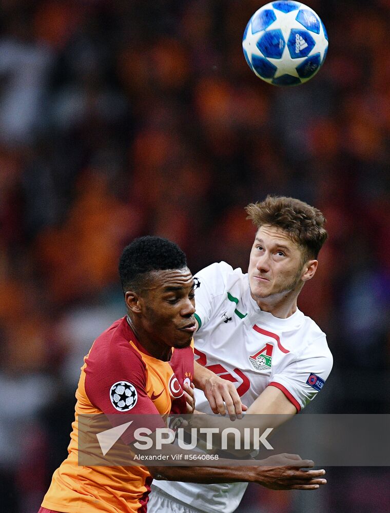 Turkey Soccer Champions League Galatasaray - Lokomotiv