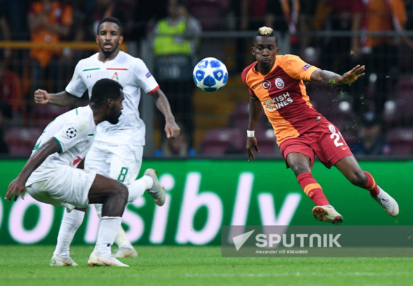 Turkey Soccer Champions League Galatasaray - Lokomotiv