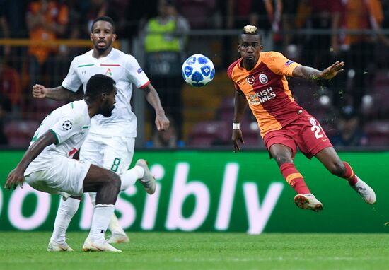 Turkey Soccer Champions League Galatasaray - Lokomotiv