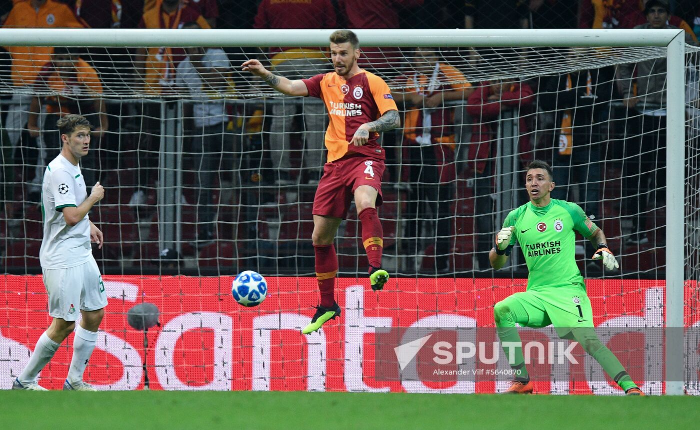 Turkey Soccer Champions League Galatasaray - Lokomotiv