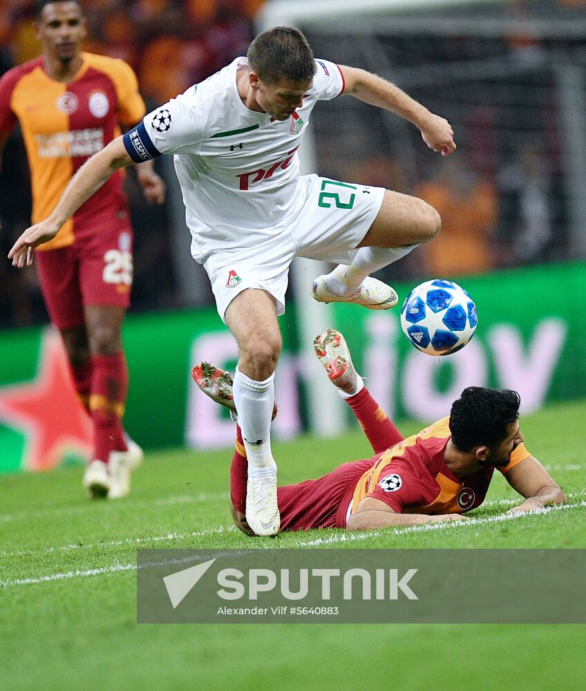 Turkey Soccer Champions League Galatasaray - Lokomotiv