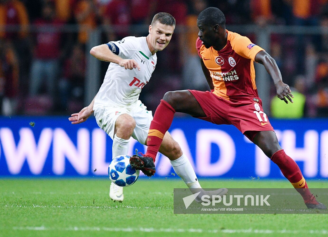 Turkey Soccer Champions League Galatasaray - Lokomotiv