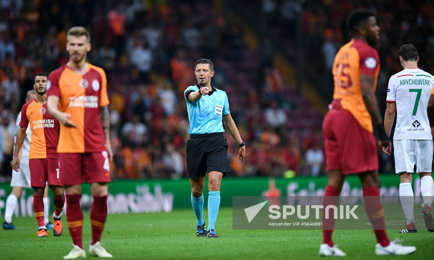 Turkey Soccer Champions League Galatasaray - Lokomotiv