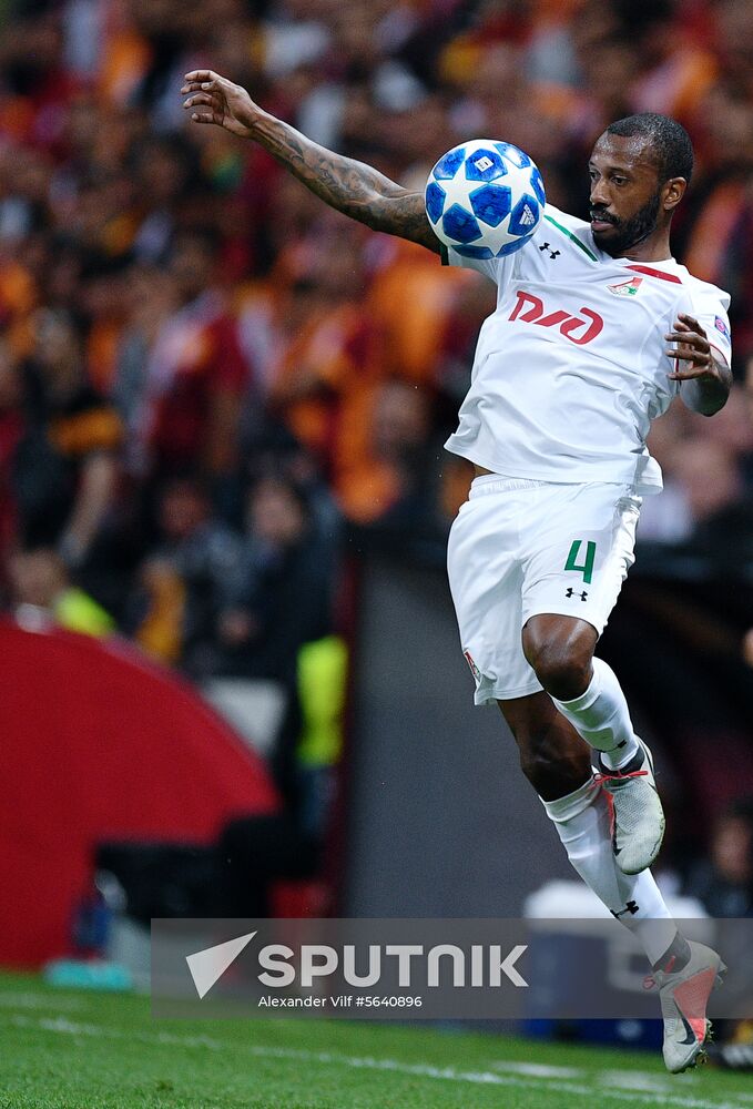 Turkey Soccer Champions League Galatasaray - Lokomotiv