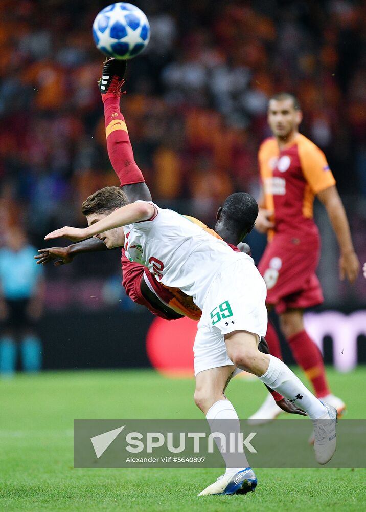 Turkey Soccer Champions League Galatasaray - Lokomotiv