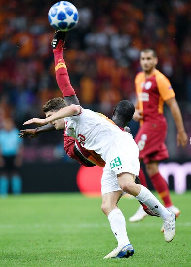 Turkey Soccer Champions League Galatasaray - Lokomotiv