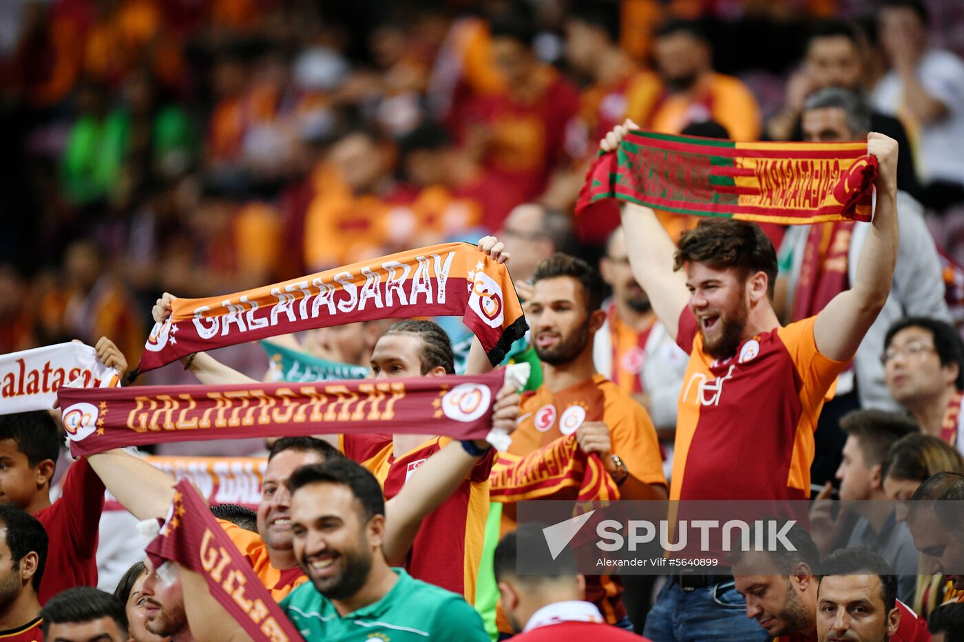 Turkey Soccer Champions League Galatasaray - Lokomotiv