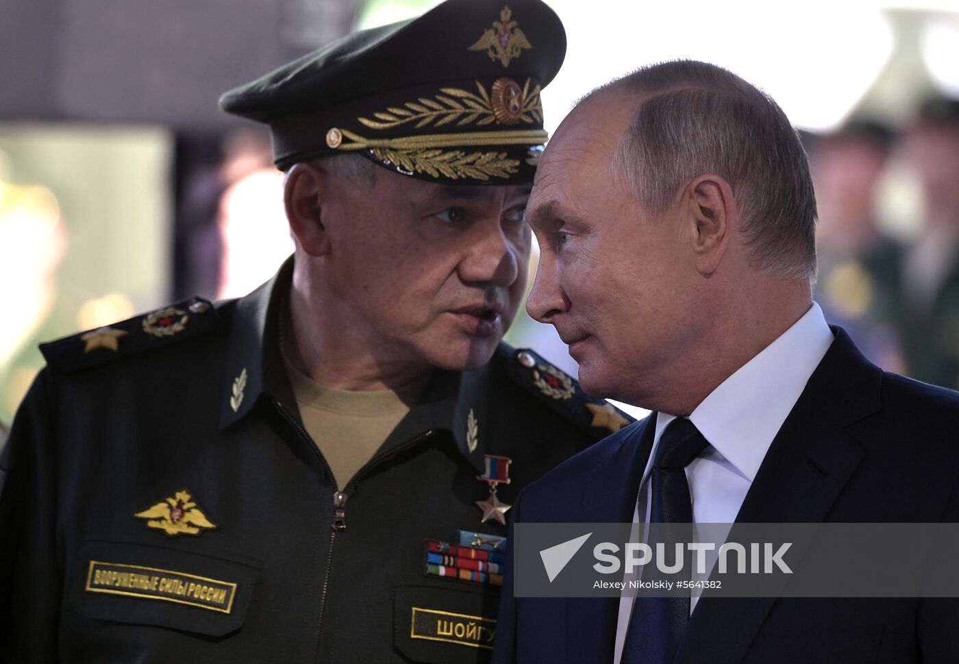 President Vladimir Putin visits Patriot park