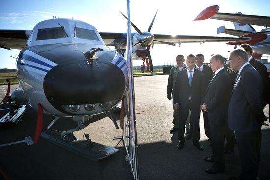 President Vladimir Putin visits Patriot park