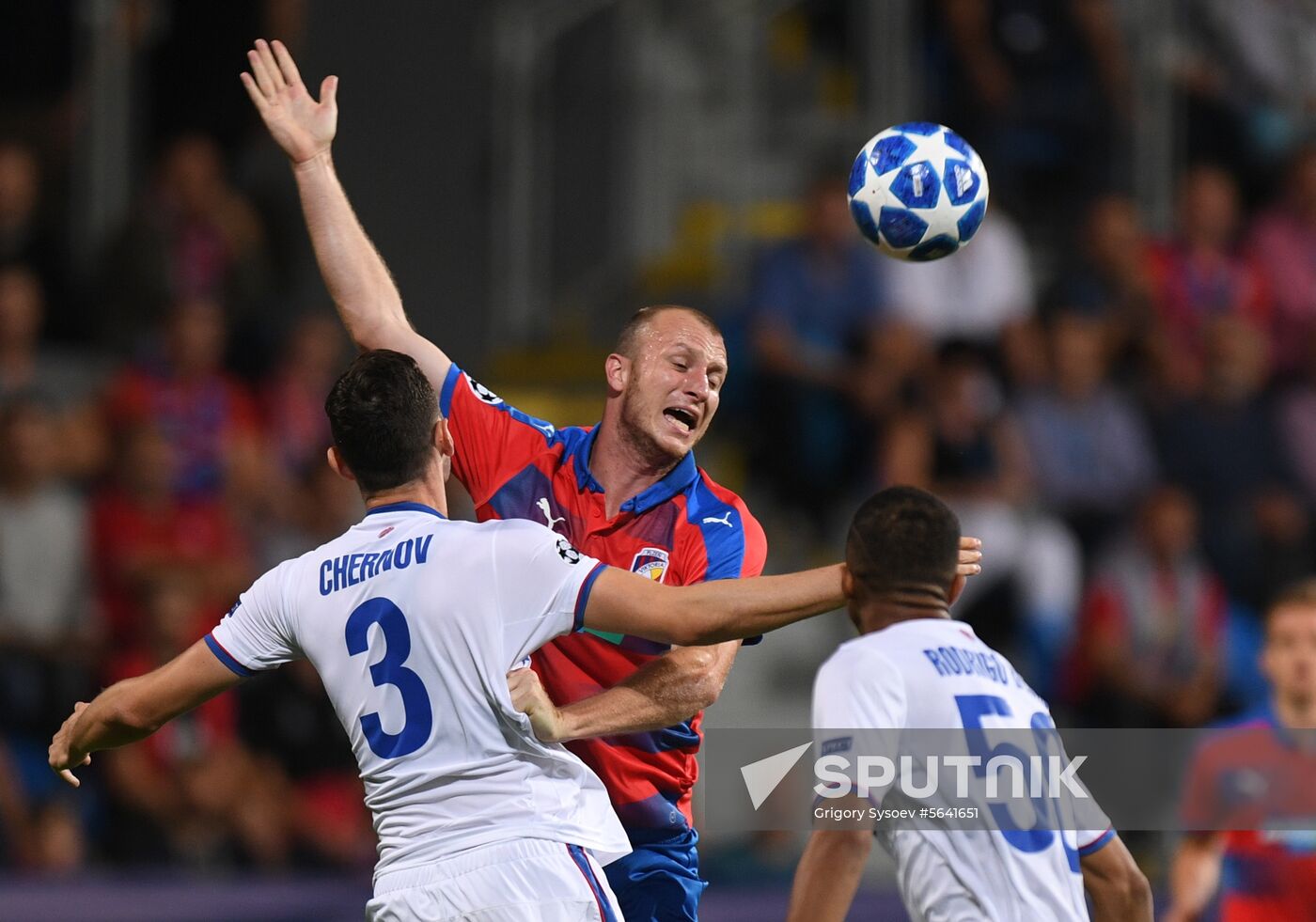 Czech Republic Soccer Champions League Viktoria Plzen - CSKA Moscow