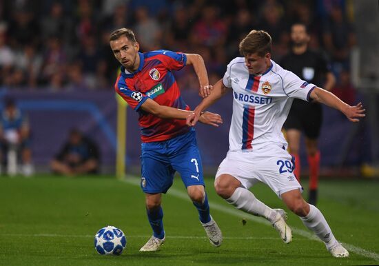 Czech Republic Soccer Champions League Viktoria Plzen - CSKA Moscow