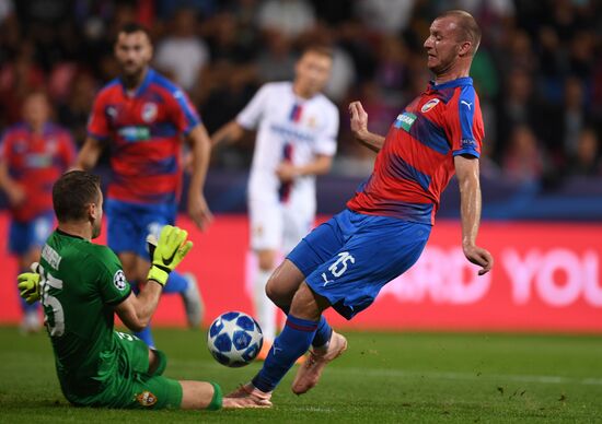 Czech Republic Soccer Champions League Viktoria Plzen - CSKA Moscow