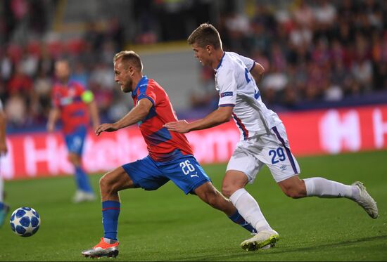 Czech Republic Soccer Champions League Viktoria Plzen - CSKA Moscow