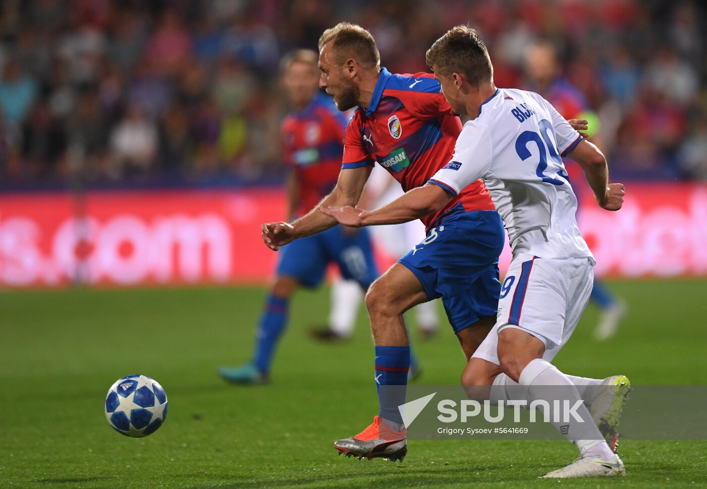 Czech Republic Soccer Champions League Viktoria Plzen - CSKA Moscow