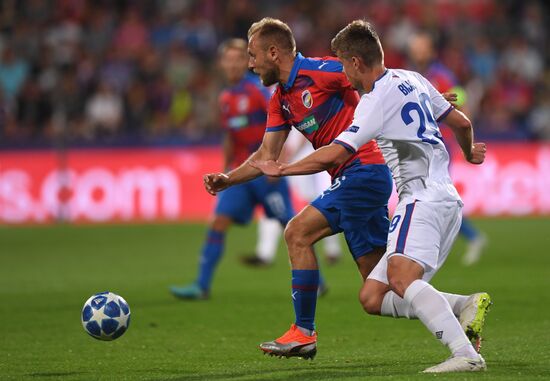 Czech Republic Soccer Champions League Viktoria Plzen - CSKA Moscow
