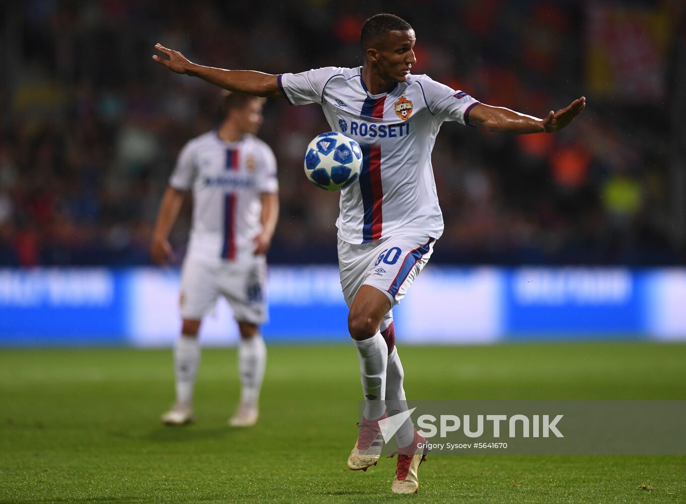 Czech Republic Soccer Champions League Viktoria Plzen - CSKA Moscow