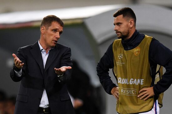 Czech Republic Soccer Champions League Viktoria Plzen - CSKA Moscow