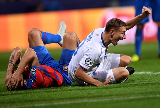 Czech Republic Soccer Champions League Viktoria Plzen - CSKA Moscow