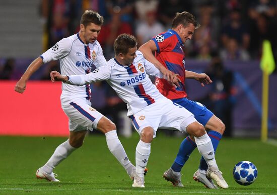Czech Republic Soccer Champions League Viktoria Plzen - CSKA Moscow