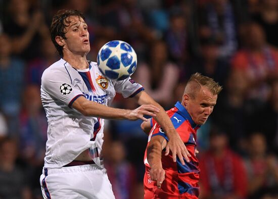 Czech Republic Soccer Champions League Viktoria Plzen - CSKA Moscow