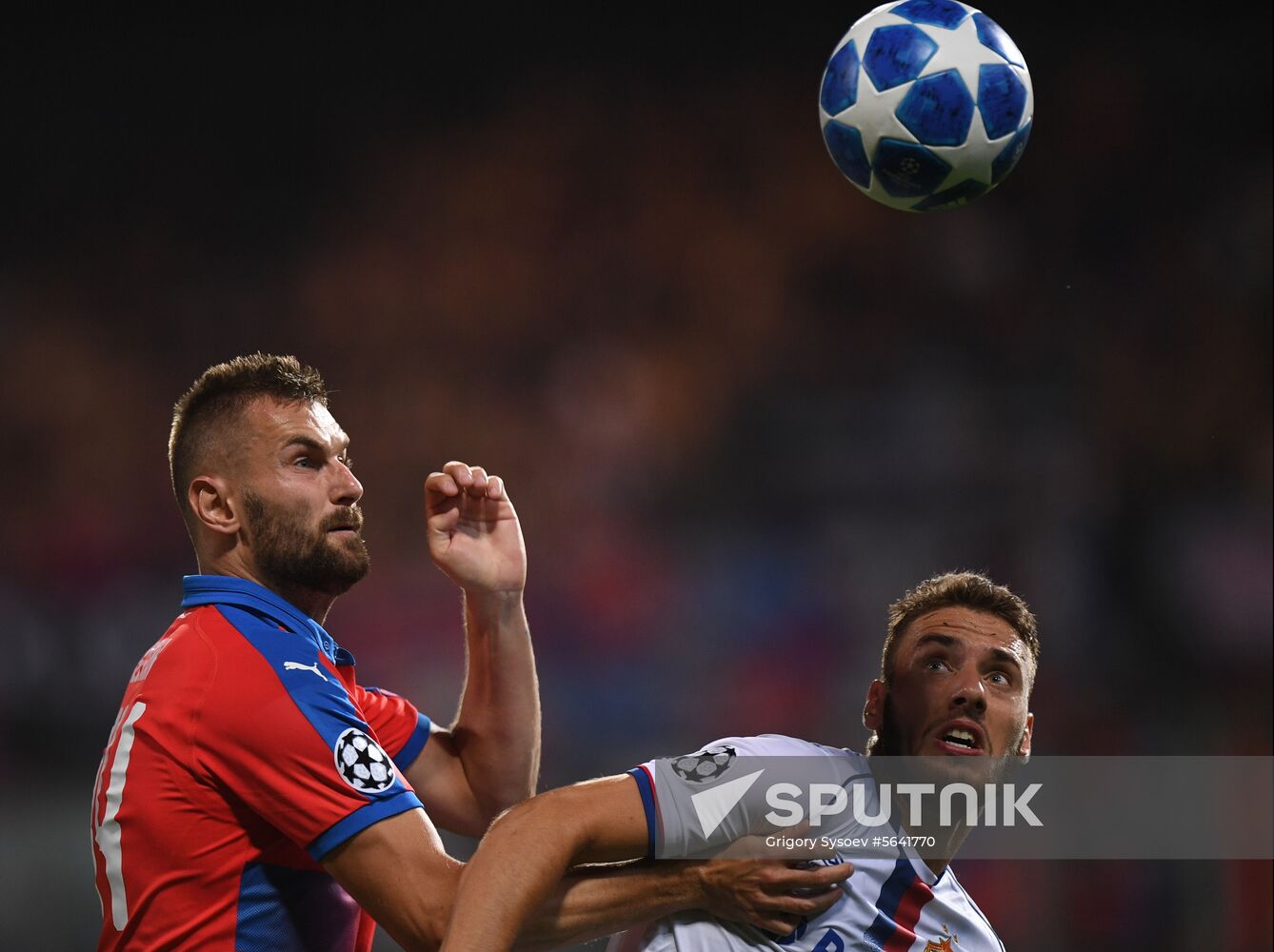 Czech Republic Soccer Champions League Viktoria Plzen - CSKA Moscow