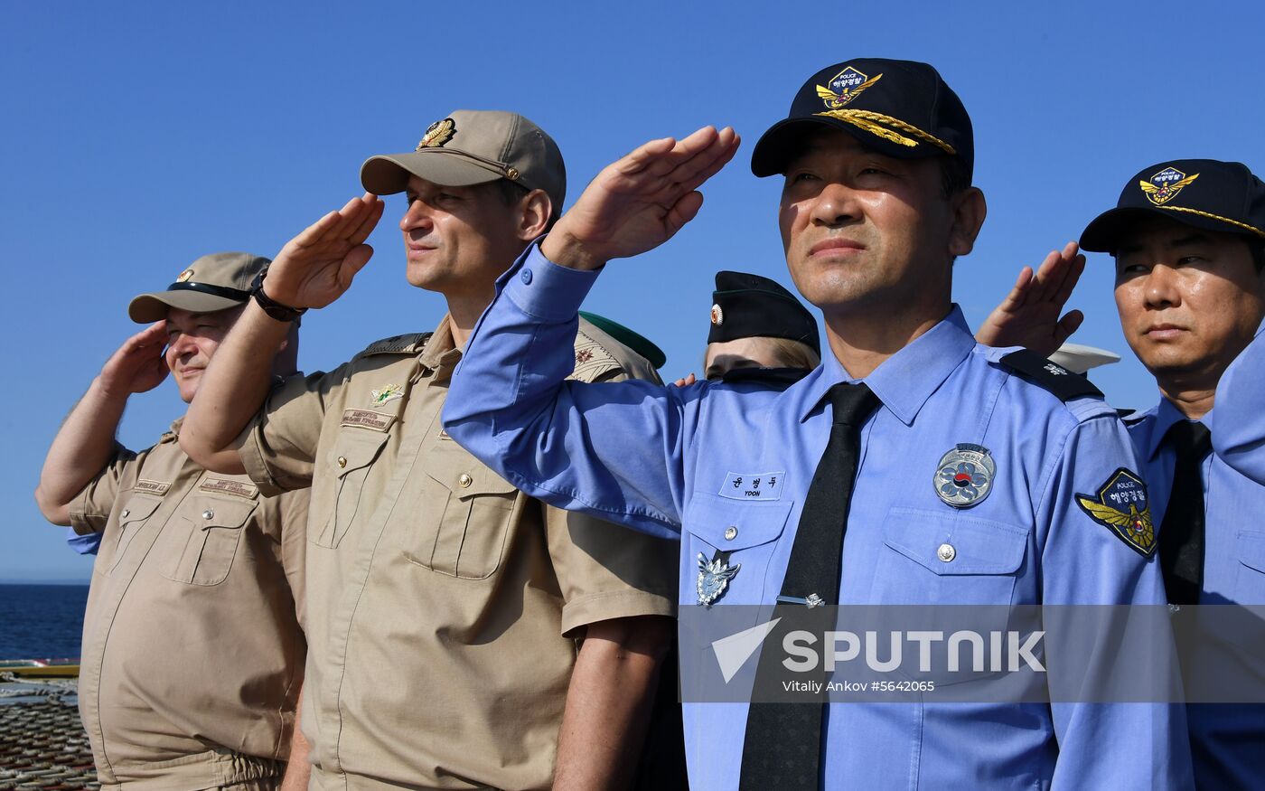 Russia South Korea Drills