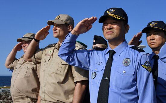 Russia South Korea Drills