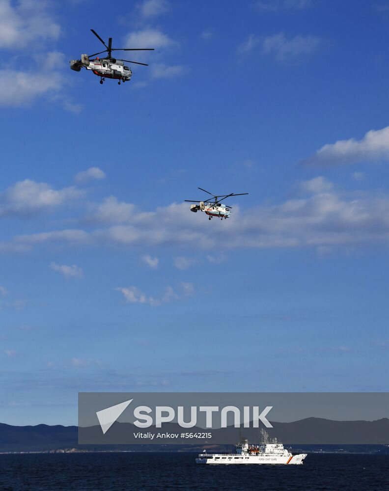 Russia South Korea Drills