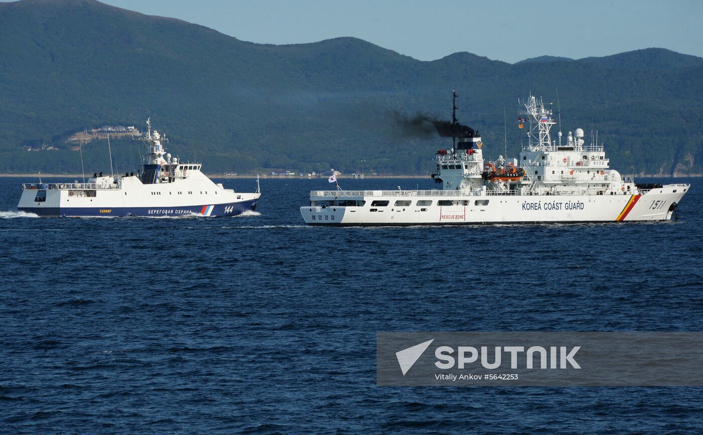 Russia South Korea Drills