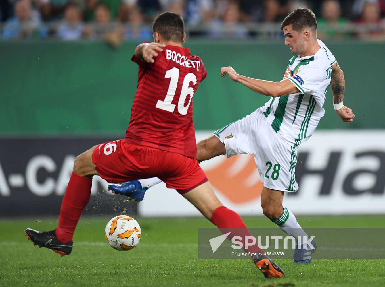 Austria Soccer Europe League Rapid - Spartak