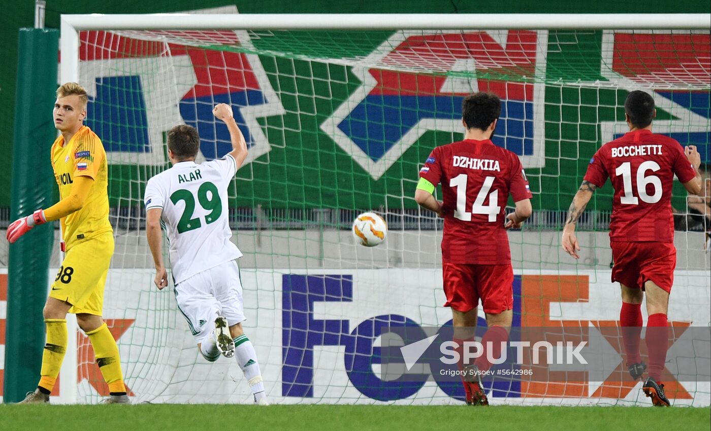 Austria Soccer Europe League Rapid - Spartak