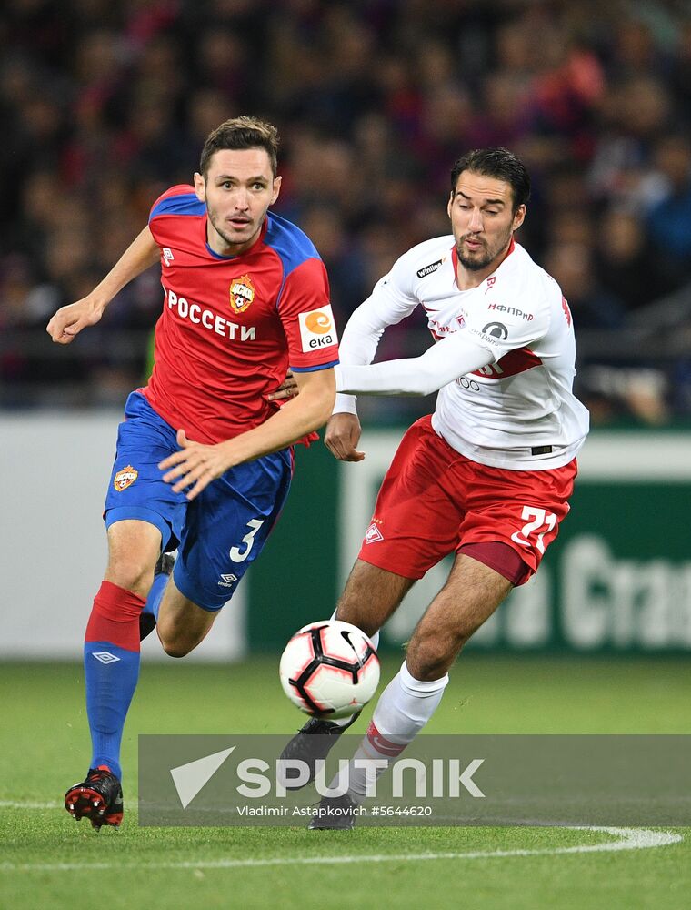 Russia Soccer CSKA - Spartak