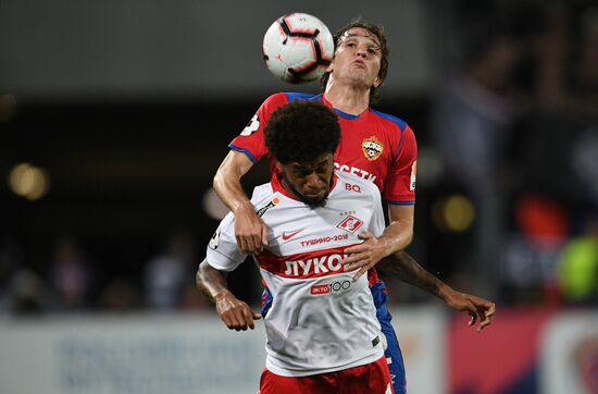 Russia Soccer CSKA - Spartak