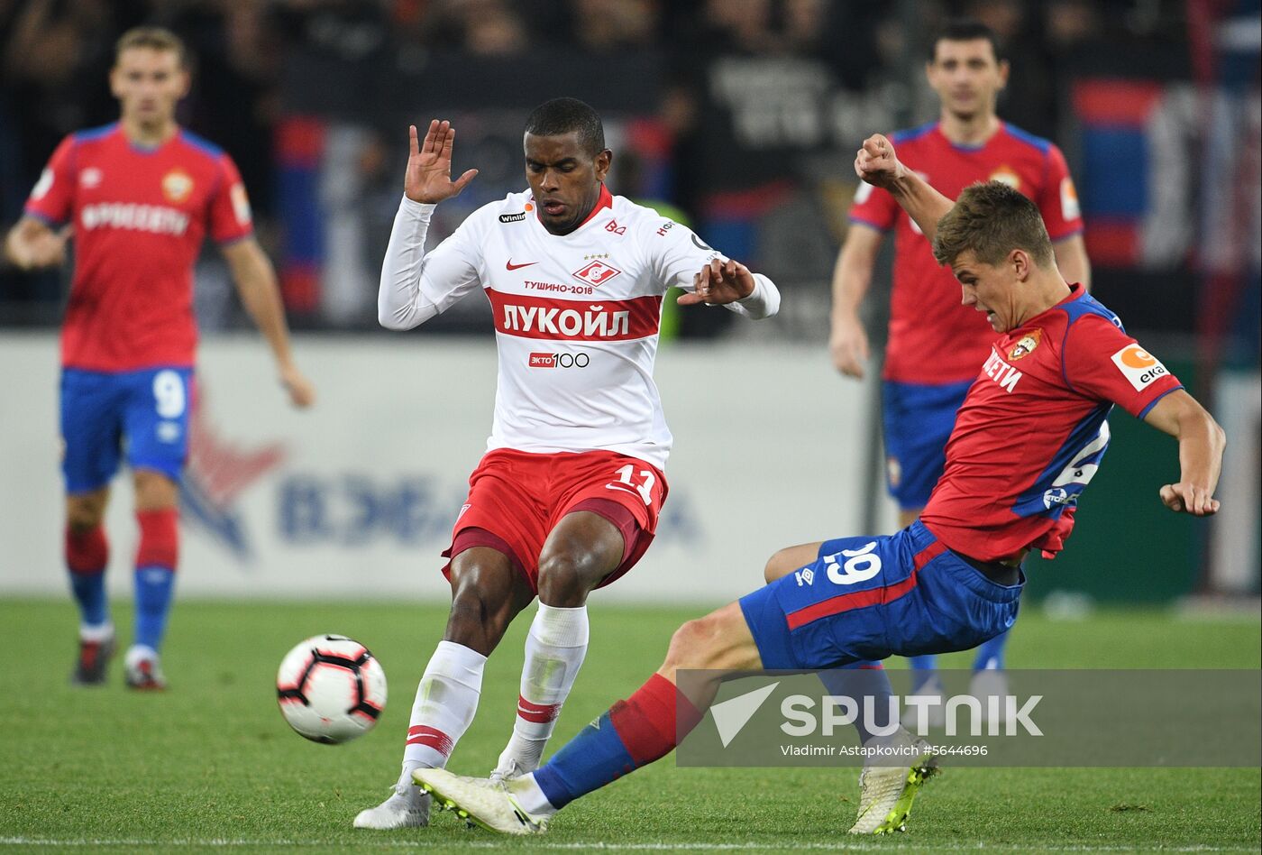 Russia Soccer CSKA - Spartak