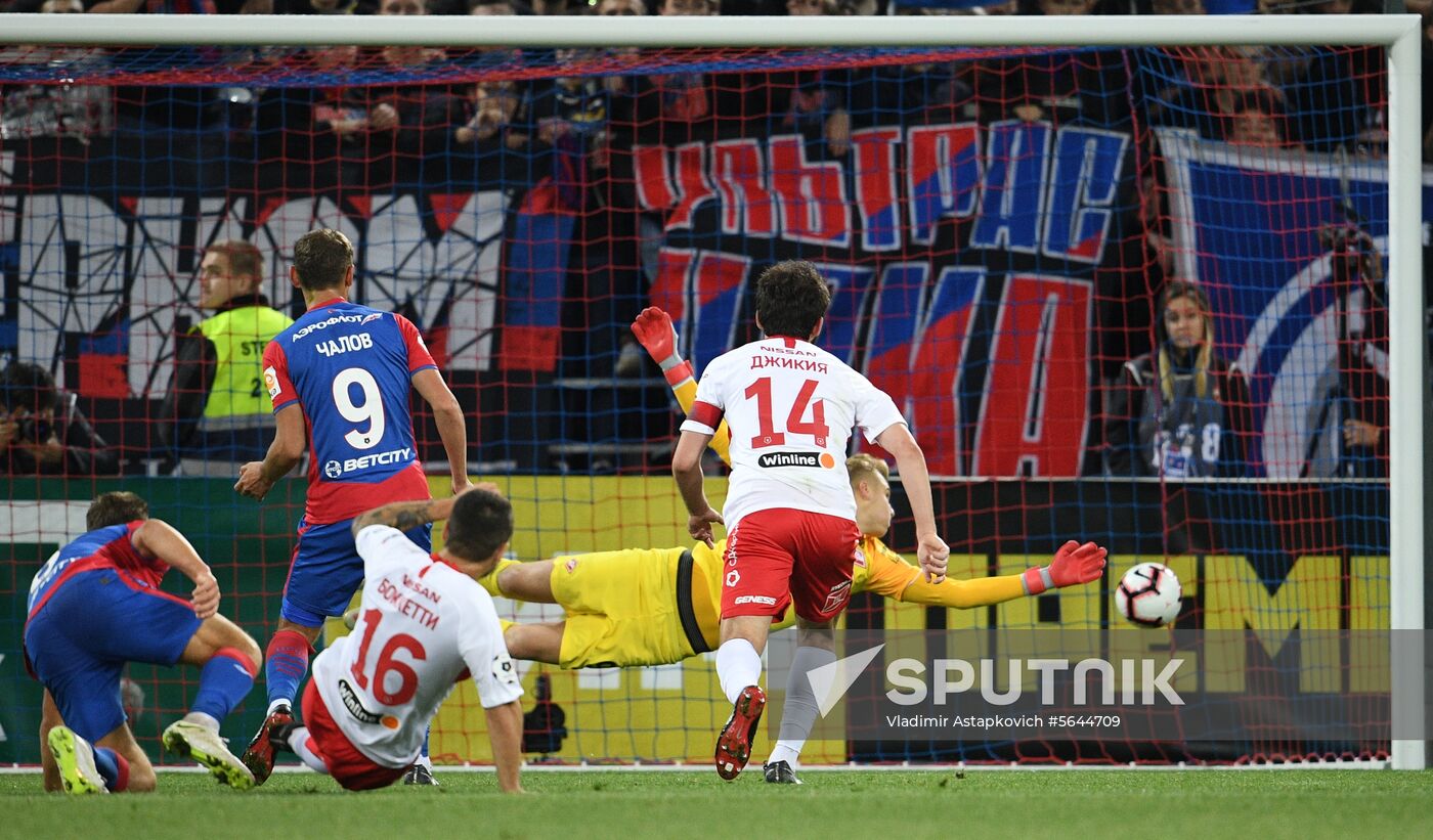 Russia Soccer CSKA - Spartak