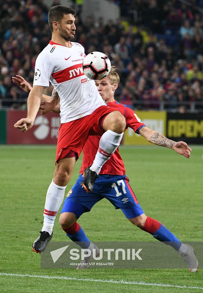 Russia Soccer CSKA - Spartak