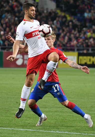 Russia Soccer CSKA - Spartak