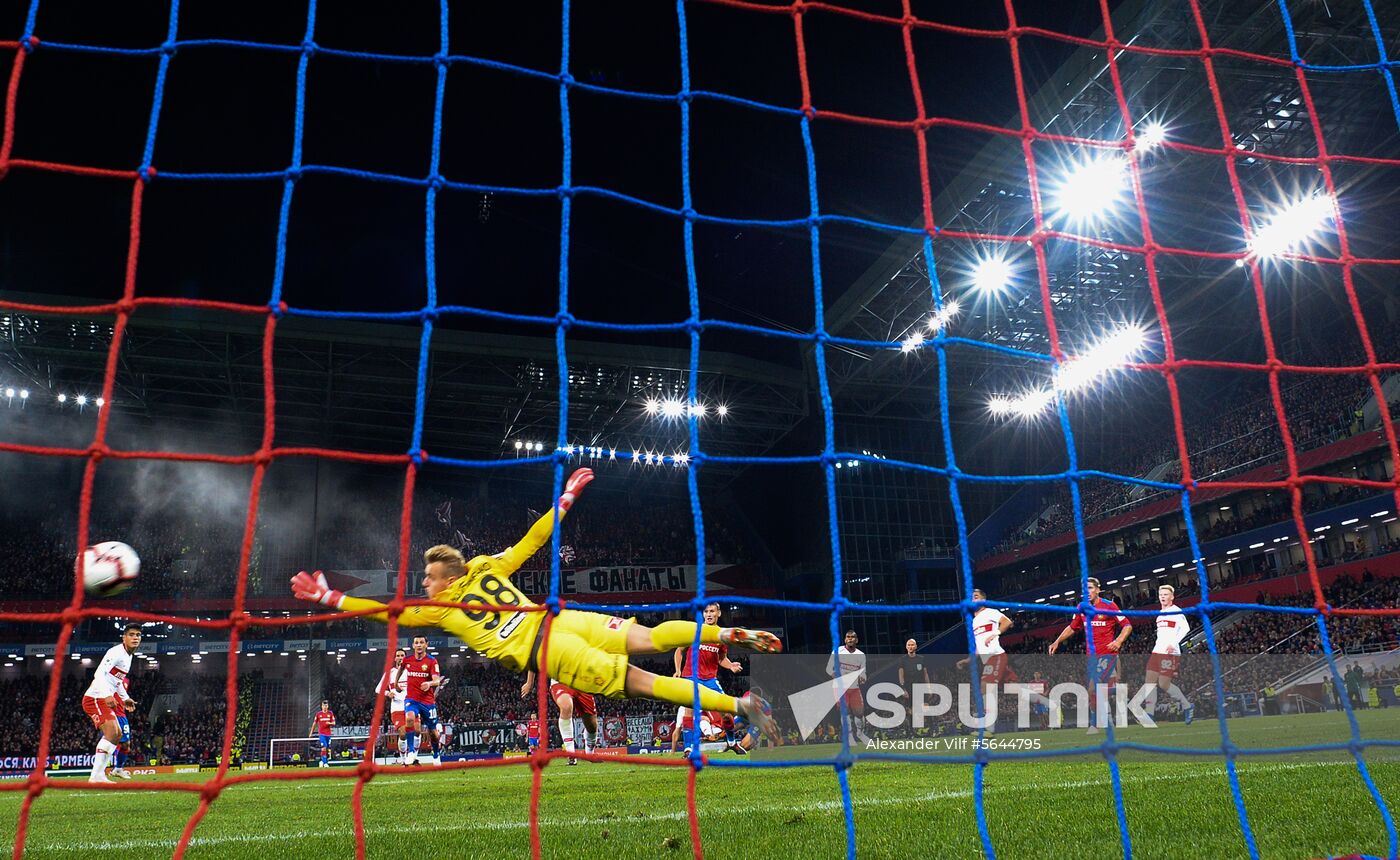 Russia Soccer CSKA - Spartak