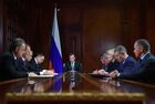 Prime Minister Medvedev holds meeting with his deputies