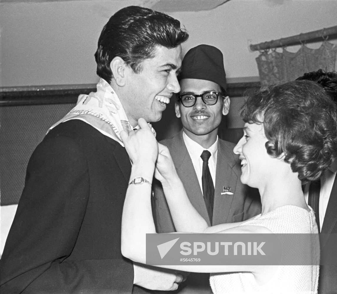Nepalese students visit USSR