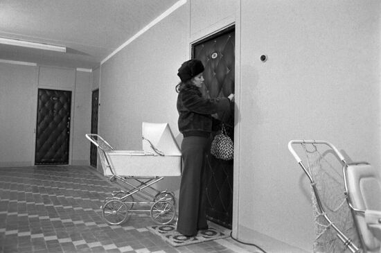Hallway in Moscow apartment building
