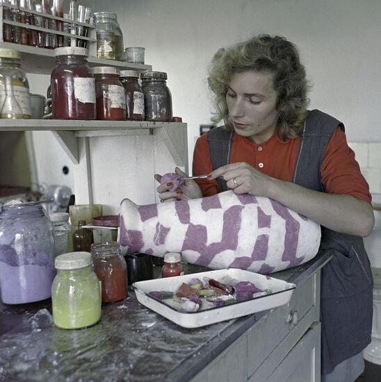 Use of PVC in decorative and applied arts