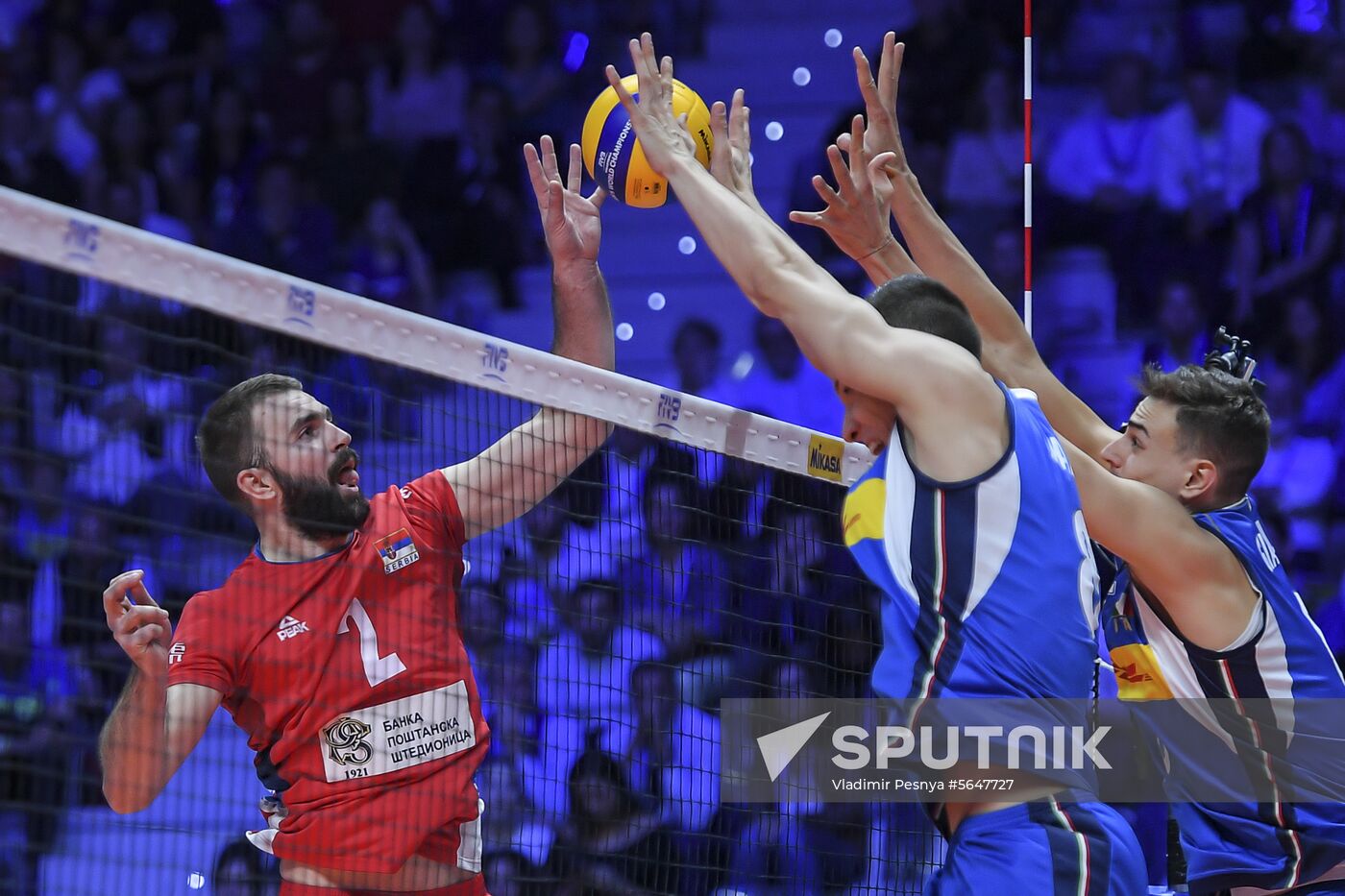 Italy Volleyball Worlds Italy - Serbia