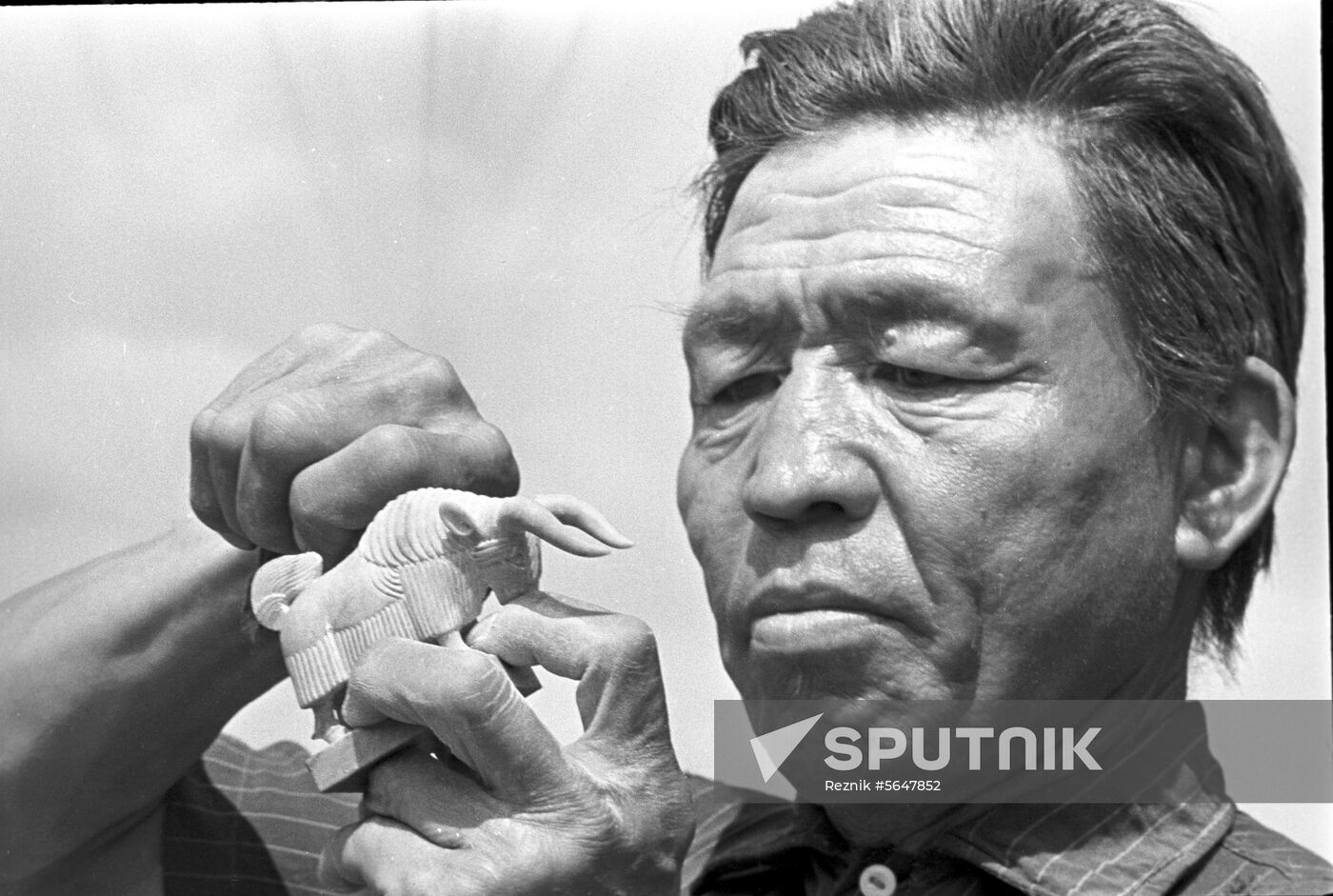 Soviet stone carver