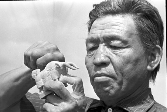 Soviet stone carver