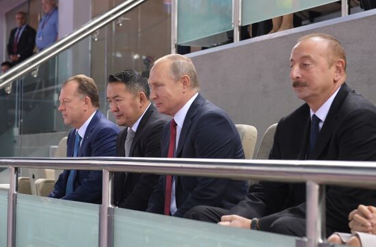 Russian President Vladimir Putin visits Azerbaijan