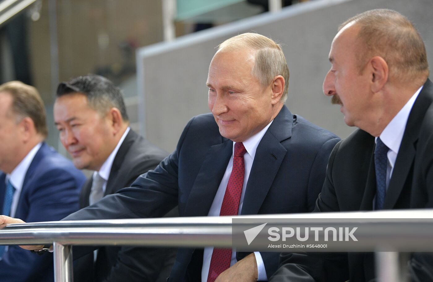 Russian President Vladimir Putin visits Azerbaijan