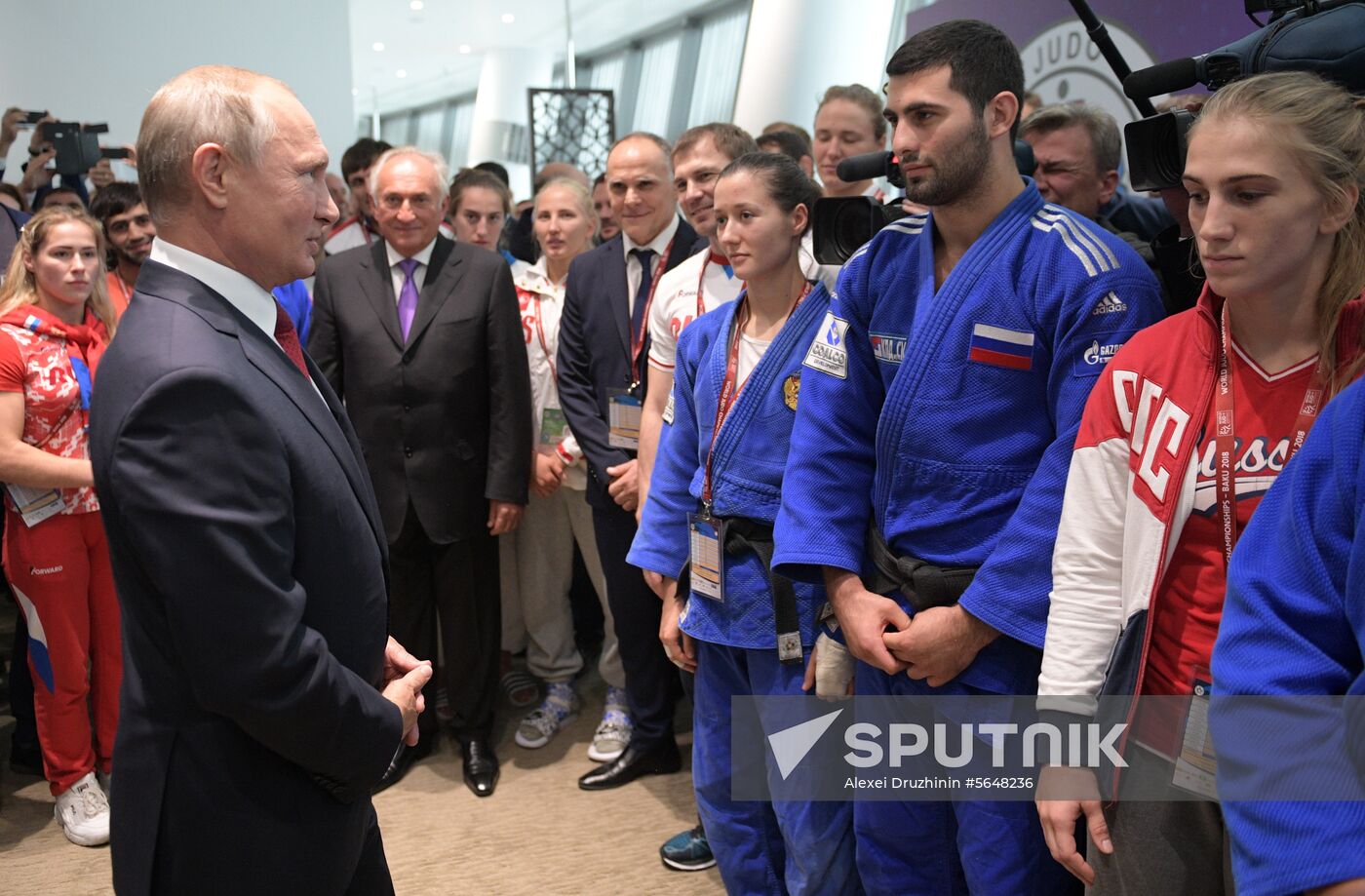 Russian President Vladimir Putin visits Azerbaijan