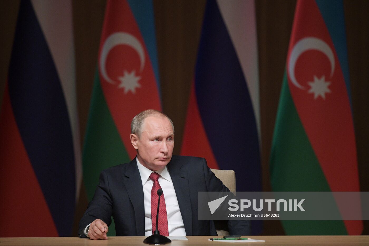 Russian President Vladimir Putin visits Azerbaijan